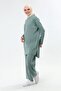 Women's Cagla Hair Braided Pants & Tunic Double Set 4278 - 2