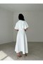 Belted Midi Dress with Slip Sleeves - 2