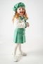 Girl's Baby Girl's Welsoft Plush Lumberjack Triple Dress Set with Cardigan, Hat and Skirt - 3