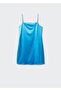 Short Satin Look Dress - 3