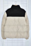 Men's Stone Taslan Regular Fit Color-Blocked Stand Collar Winter Coat Tmnaw25Mo00006 - 8