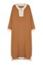 Stone Color Block Woven Kaftan Dress Tctss24Kk00011 - 6