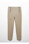 Short-Leg Buttoned Pants - 3