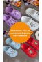 Children's Closed Front Slippers Children's Cute Slippers, Children's Slippers with Teddy Bear Figure - 4