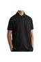 Men's Polo Collar Button Closure Short Sleeve Black Polo Collar T-Shirt24411247-011