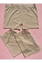 Women's Cotton Lycra Fabric 3-Piece Skin Mini Shorts Boxer