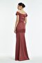 Women's Low Sleeve Evening Dress 5923083 Cinnamon - 2