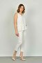 FA Trousers Women's Ankle Length Narrow Fit Pants 7003 Ecru