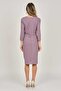 Women's Capri Sleeve Araboy Evening Dress 4177040 Lilac - 5