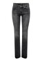 Women's Slit Wide Leg Jeans Trousers 15256142 Black - 6