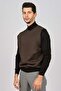 Men's Patterned Wool Sweater 4536130 Black
