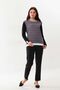 Women's Cufflink Detailed Long Sleeve Blouse 23542 Black - 2