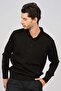 Men's Polo Neck Wool Sweater 4358104 Black