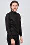 Men's Black Turtleneck Wool Sweater 5590103 - 6