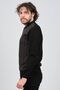 Men's Polo Neck Patterned Wool Sweater 6092101 Black - 4