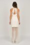 Women's Halter Neck Evening Dress 5928098 Bone - 5