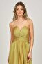 Women's Strapless Long Evening Dress 5438019 Gold - 4
