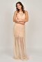 Women's Halter Neck Evening Dress - 4