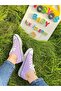 Lilac Adult Linen Sneaker - 5