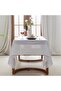 100% Raw Cotton Linen Tablecloth 160x220 cm Vintage Kitchen Living Room Tablecloth - 2