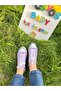 Lilac Adult Linen Sneaker - 2
