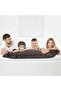 Skin Friendly Soft 100% Cotton Frilly Long Pillow Case 50X135 cm Brown Maternity Decorative Case - 4