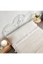 100% Cotton Ruffled Long Pillowcase 50X135 cm Beige Color Antiallergic Maternity Pillowcase - 4