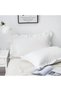 100% Cotton White Ruffle Border Decor 50x70 Cm 2 Pillow Cases - 3