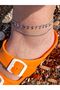 316L Colorful Stainless Steel Two Chain Anklet - 2