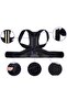 Unisex Black Wired Orthopedic Kyphosis Scoliosis Posture Corrector Brace for Standing Upright - 3
