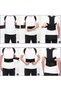 Unisex Black Standing Corset - Anti-Hunchback - 4