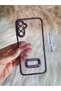 Samsung Galaxy A14 Compatible Camera Lens Laser Cut Logo Detailed Case