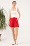 White Square Collar Knitwear Crop Top