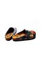 Dark Green Floral Printed Slippers - 5