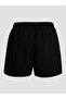 Robot Bear California Combed Cotton Shorts - Black Printed Summer Shorts with Pockets - 2