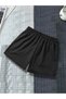 Chicago 1837 California Combed Cotton Shorts - Black Printed Summer Shorts with Pockets - 2