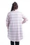 2309 Model Asymmetric Collar Large Size Cardigan - 3