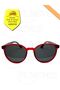 Claret Red Black Round Children's Sunglasses 2-8 Years Polarized 100% UV Protection Children's Sunglasses - 2