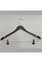 6 Pieces of Clothespin Skirt/Trouser Hangers, 43 cm, First Class Quality, Luxury - 2