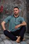 Men's Short Sleeve Summer Pajama Set New Season - 2