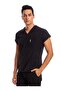 Surgical Doctor Nurse Scrubs Black Tunic Top - 3