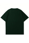 Women's Blue Margarita Printed Crew Neck Oversize Tshirt - 2
