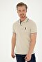 Men's Stone Polo Neck T-Shirt - 2