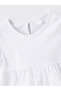 LCW Crew Neck Short Sleeve Blouse for Baby Girl - 2