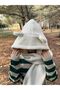 Cute Bear Eared Kawaii Winter White Plush Hat Scarf Gloves Set - 8