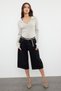 Stone Sleeve Detail Polo Neck Knitwear Sweater Twoaw21Kz1113 - 2