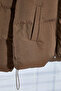 Tarçın Unisex Oversize Fit Dik Yaka Suya ve Rüzgara Dayanıklı Şişme Kışlık Mont TMNAW24MO00003 - 7