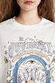 Women's White T-Shirt - C5956Ax/Wt32 - 4