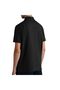 Men's Polo Collar Button Closure Short Sleeve Black Polo Collar T-Shirt24411247-011 - 2
