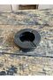 T.M. 1St Class Black Metal Cast Zamak Round Ashtray Hotel, Cafe, Restaurant 180 Gr - 2